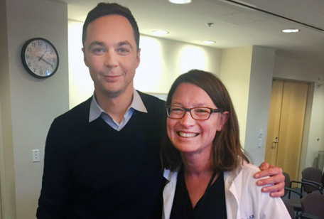 Jim Parsons and Dr. Alexandra Freeman