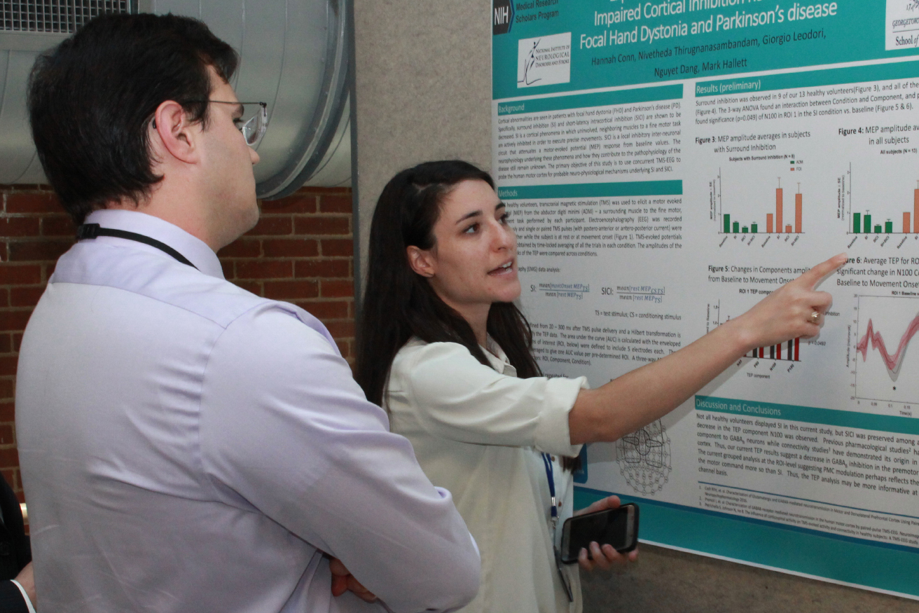 fellow shares her work during the annual two-day scientific presentation event
