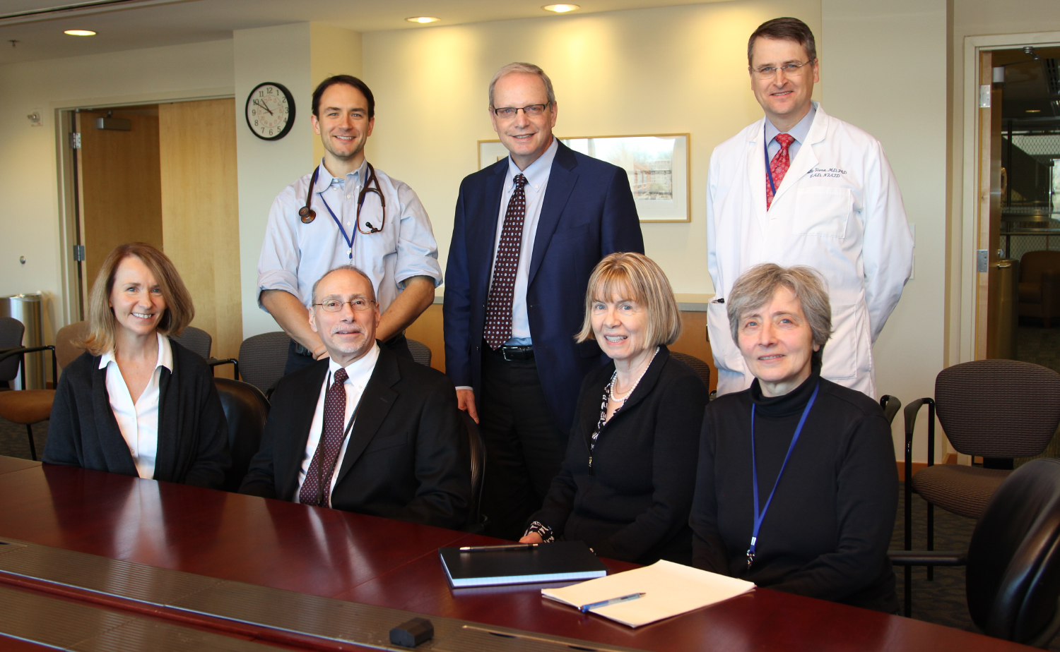 Dr. Robert Watcher met with the Accreditation Council for Graduate Medical Education Clinical Learning Environment Review Committee and Graduate Medical Education Committee faculty and fellows.