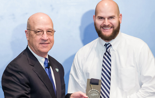 Dr. James Gilman and Stanley Hess