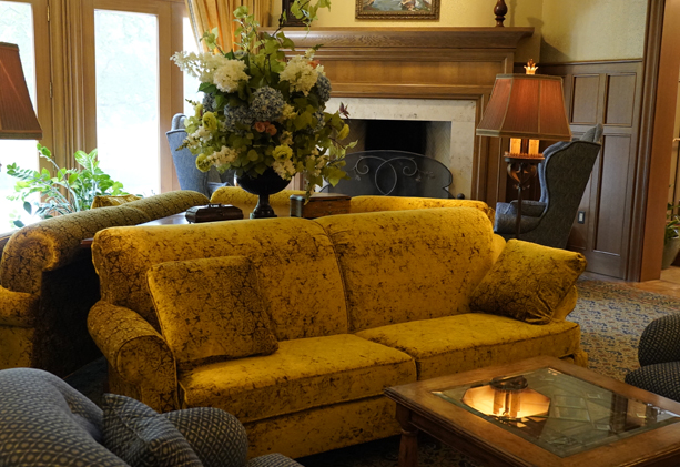 re-upholstered furniture