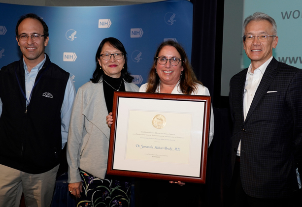Dr. Benjamin Solomon, Dr. Maryland Pao, Dr. Samantha Meltzer-Brody and Dr. Thomas Burklow