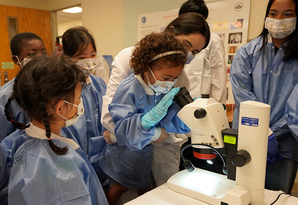 children enjoy the laboratory experience