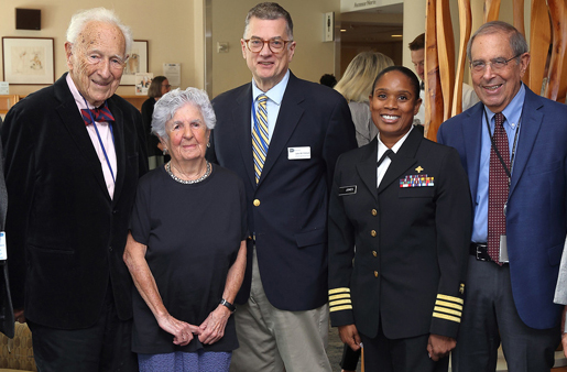 attendees and presenters at the dedication