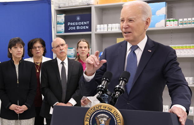 President Joe Biden visited the NIH Clinical Center