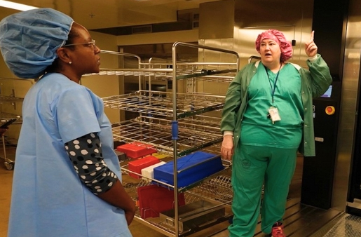 Belinda Avila provides an overview of the rack washer