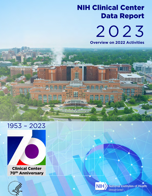 Cover of 2023 NIH Clinical Center Data Report