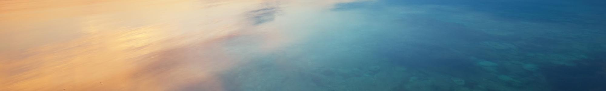 sunset reflected on ocean