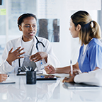 medical staff in a meeting