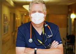 Herman Joseph Fantom, senior clinical research nurse, works on 7SWN Neuroscience Unit as a bedside nurse.