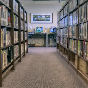 view of the NIH Patient Library