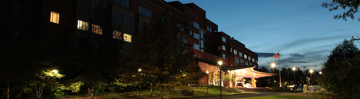 Clinical Center at night