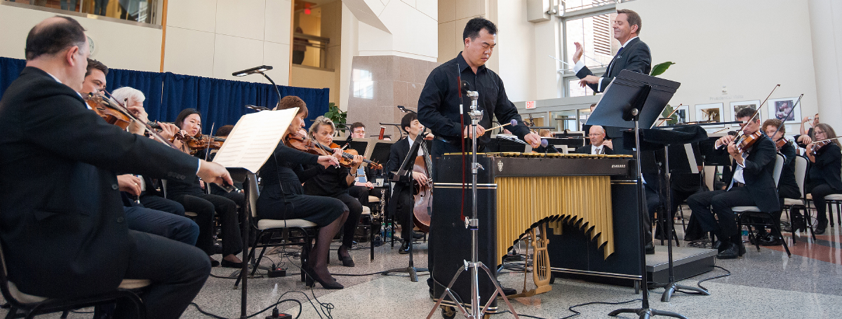 full National Symphony Orchestra performs at the NIH Clinical crenter