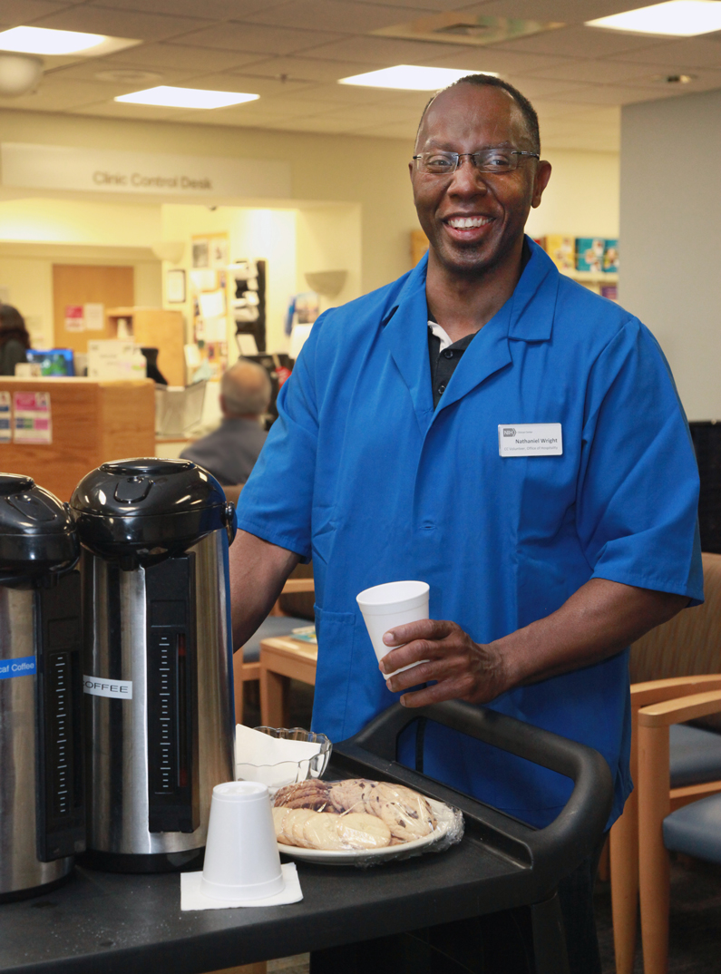 NIH Clinical Center volunteer Nathan Wright