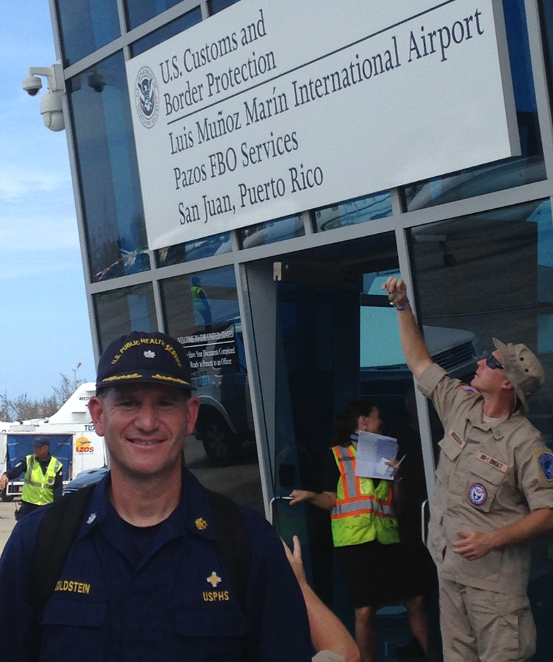 Cmdr. Daniel Goldstein in the U.S. Virgin Islands