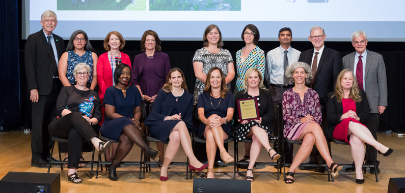 IRB Operations and Reorganization award recipients. Pictured from the Clinical Center, Virginia Guptill