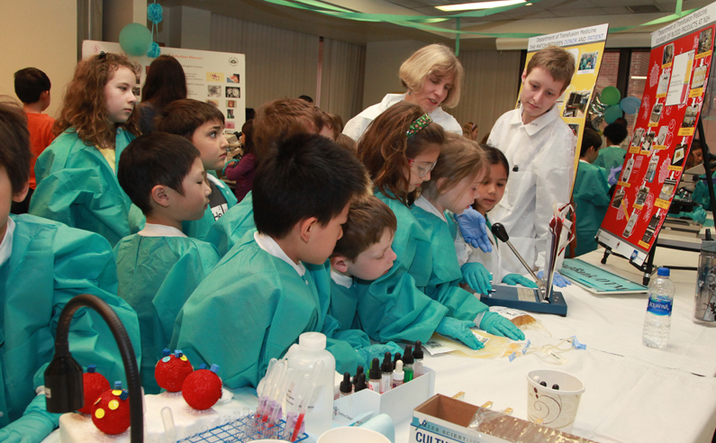 Blood Bank activity on Take your Child to Work Day