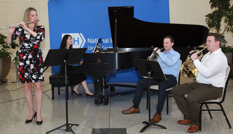 NSO Ensemble performs in CC Atrium