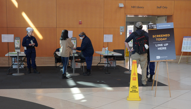 The NIH Clinical Center has been limited access to the hospital