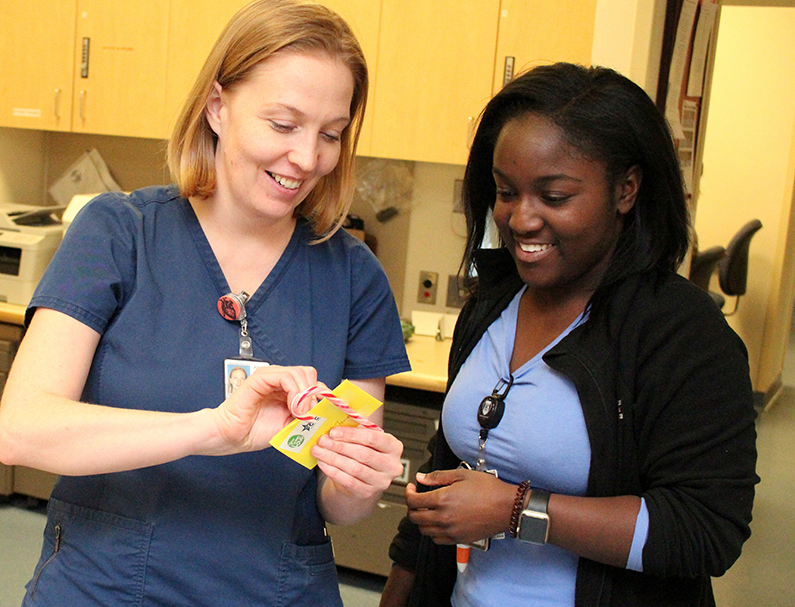 3NW staff opens Candy Grams mail