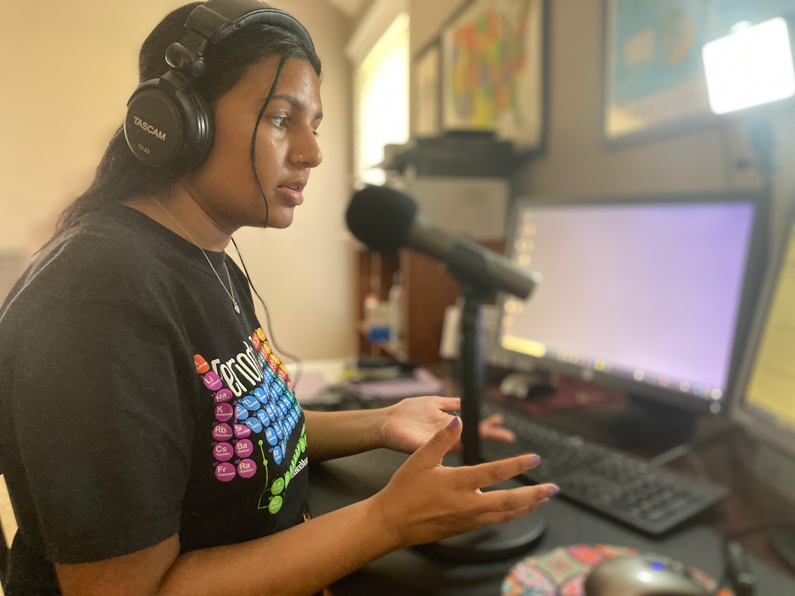 Kavya Nadella voices the narration of the Treasure Tour game