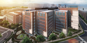 architectural drawing of hospital expansion