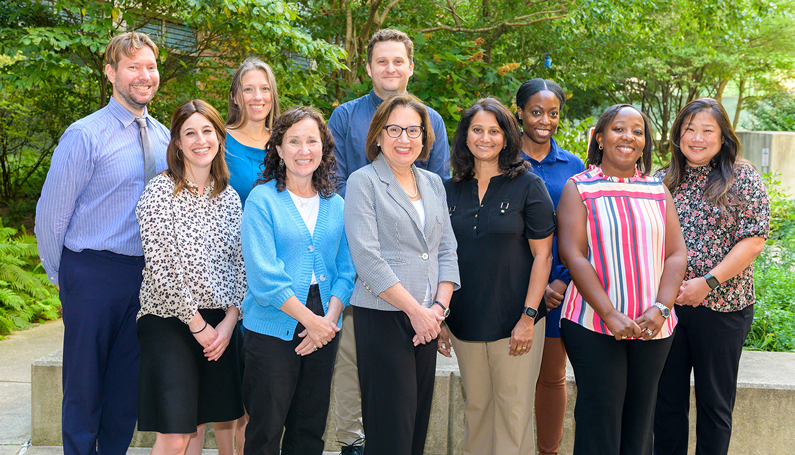 Group photo of the members of the hospital's Department of Pediatrics