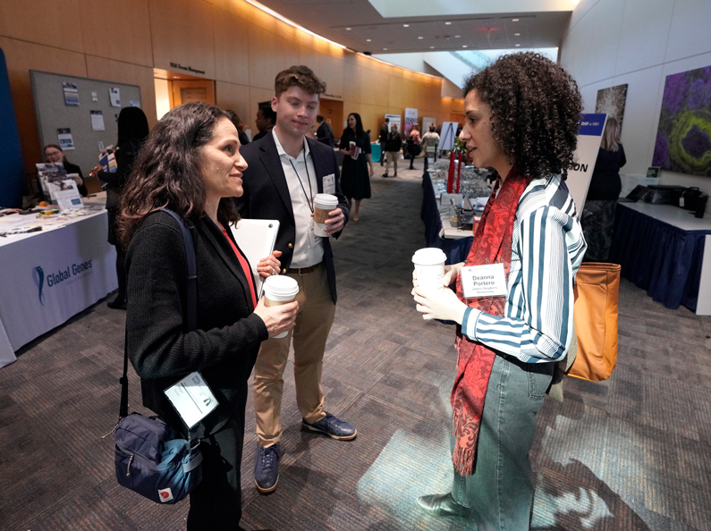 Rare Disease Day participants talking