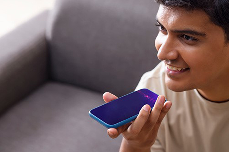 a man talking on his cell phone