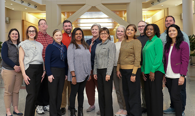Group photo of the HIMSS ERAM Stage 7 team
