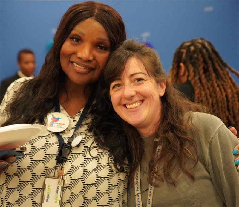 Tiana Martin and Amy Wilkens