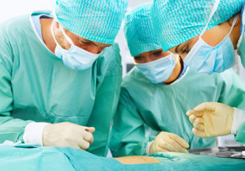 doctors performing surgery