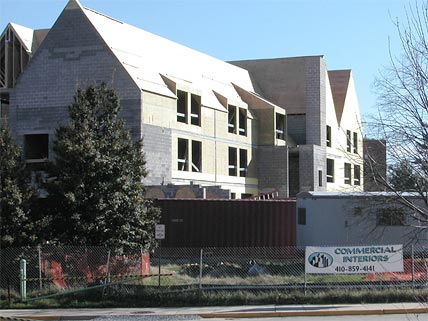 View of the Lodge from Center Drive