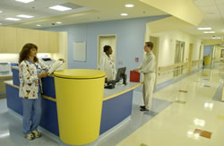 Pediatric Unit Nursing Station
