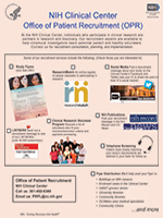 Office of Patient Recruitment (OPR) flyer