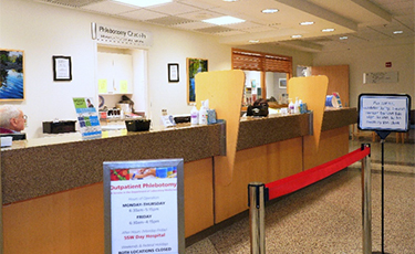 NIH Clinical Center Phlebotomy Front Desk