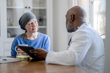 a doctor consulting a patient