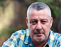 Image of a man during a prostate cancer treatment