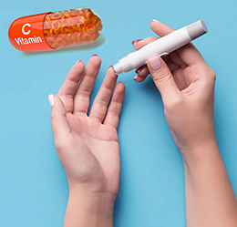 A woman holding her stomach in pain