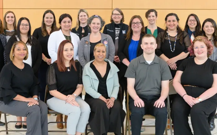 A photograph of the staff at the Social Work Department.