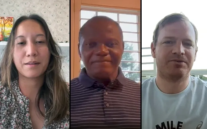 three graduates of the program