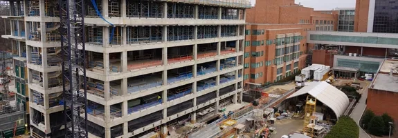 On Feb. 27, a "Topping Out" event was held marking the completion of the SRLM top floor.
