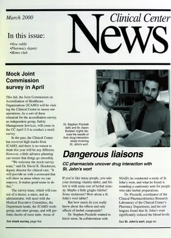 Image of first page of CCNews newsletter from March 2000.